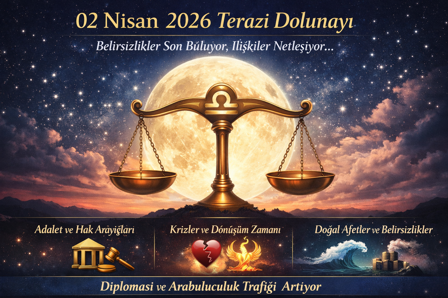 02 NİSAN TERAZİ BURCUNDA GERÇEKLEŞEN DOLUNAY